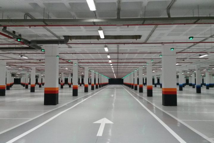 Kapalı otopark aydınlatma ve güç tesisatı